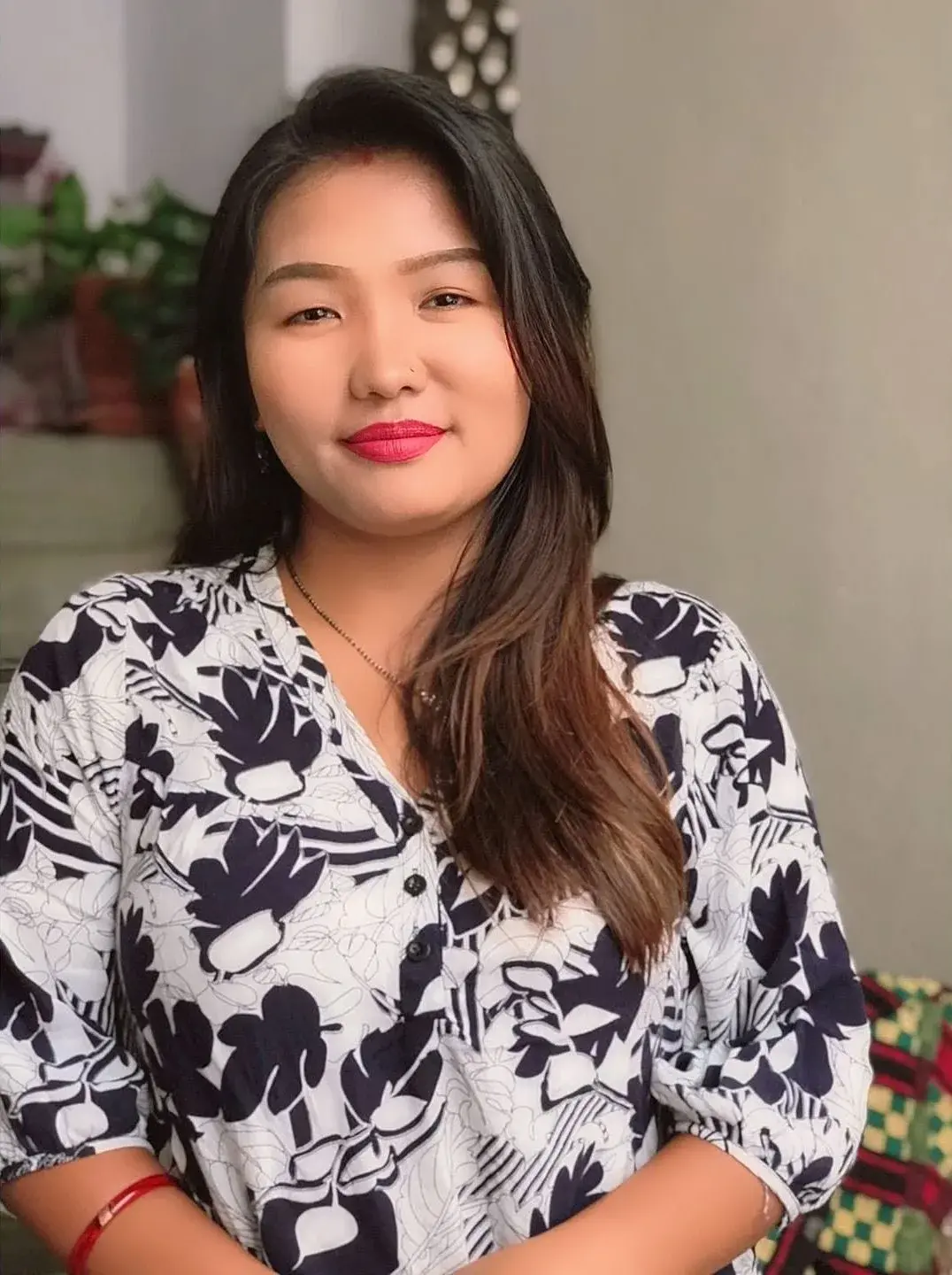 Portrait of hair artist Khin Kumari Thapa